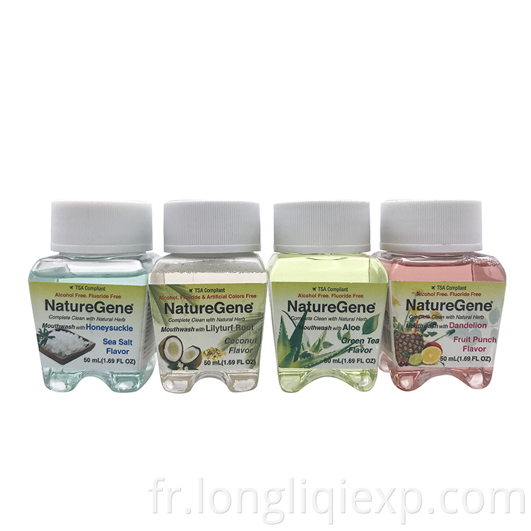 Lilyturf racine de noix de coco rince-bouche à la noix de coco rince-bouche liquide eco